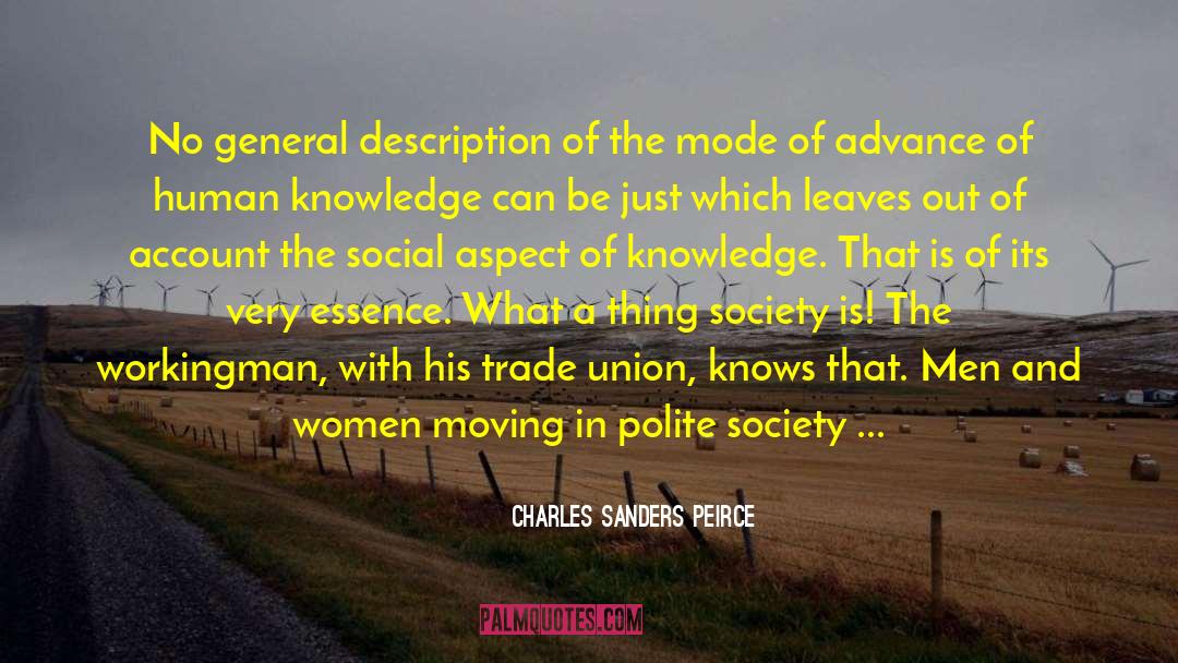 Human Knowledge quotes by Charles Sanders Peirce