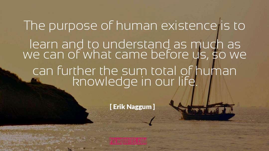 Human Knowledge quotes by Erik Naggum