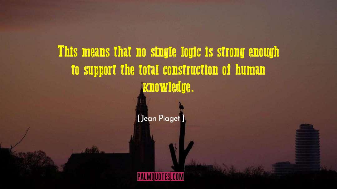 Human Knowledge quotes by Jean Piaget