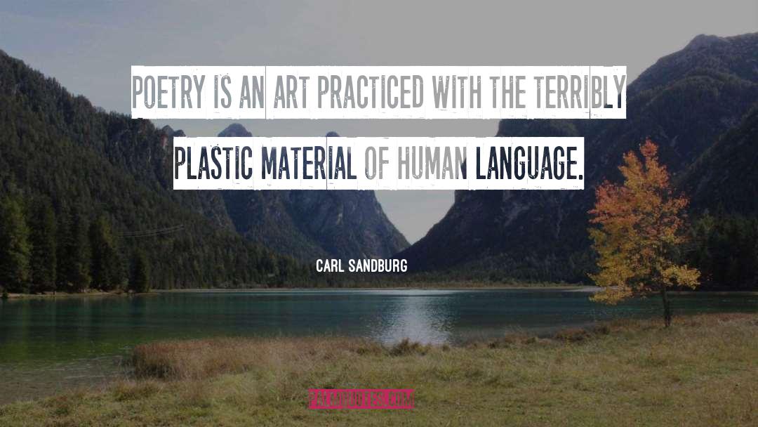 Human Language quotes by Carl Sandburg