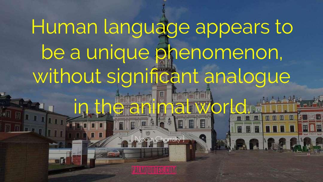Human Language quotes by Noam Chomsky