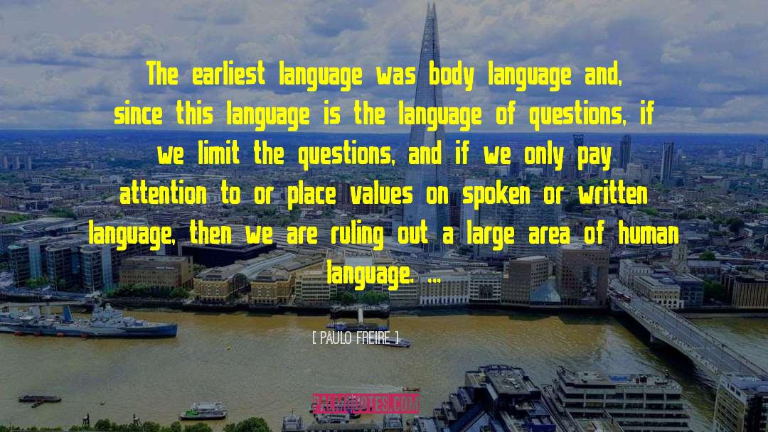Human Language quotes by Paulo Freire