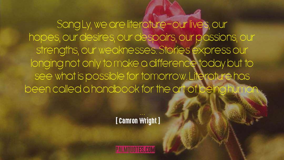 Human Laws quotes by Camron Wright