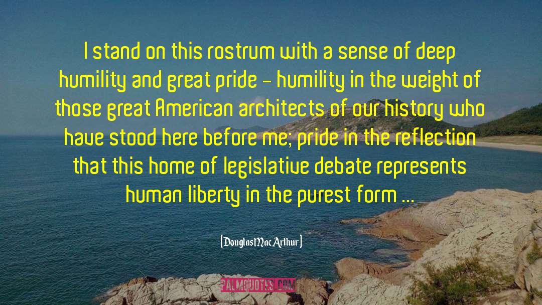 Human Liberty quotes by Douglas MacArthur