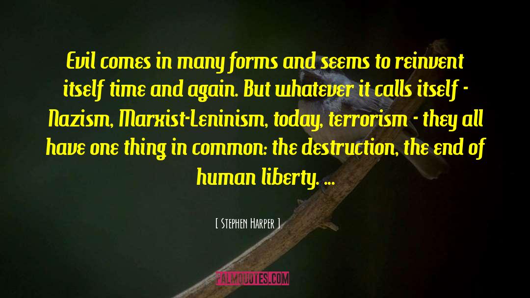 Human Liberty quotes by Stephen Harper