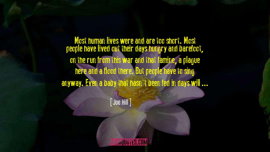 Human Lives quotes by Joe Hill