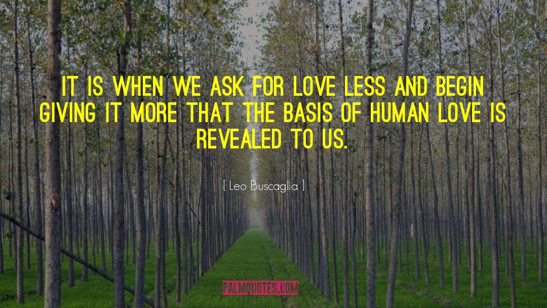 Human Love quotes by Leo Buscaglia