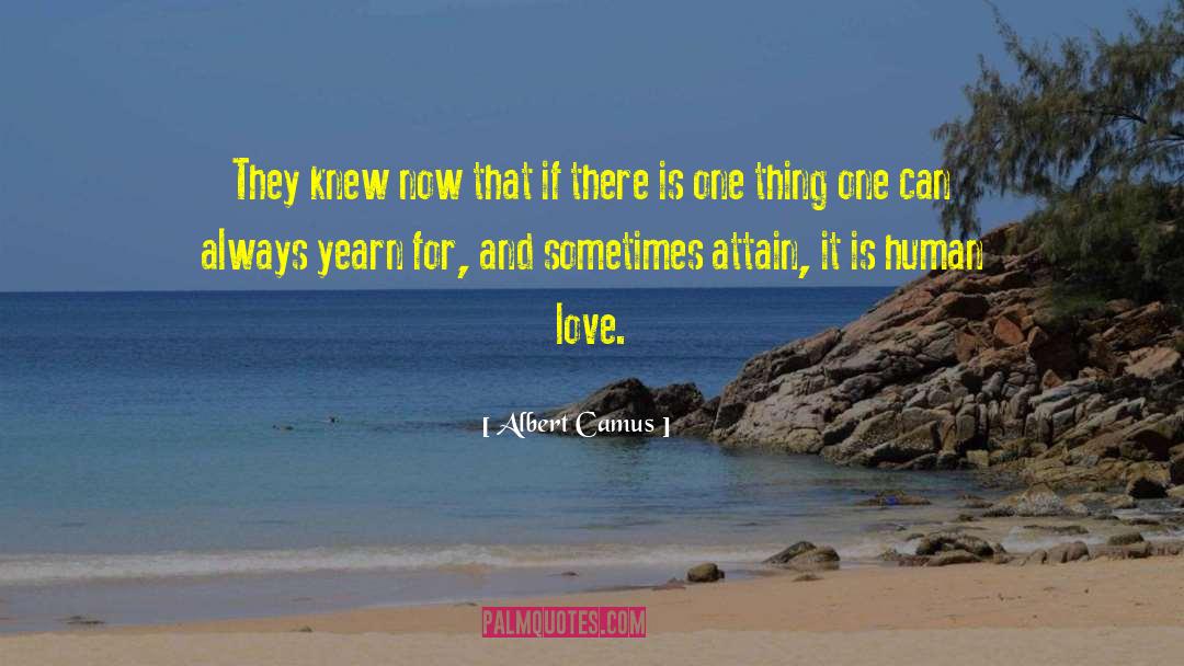 Human Love quotes by Albert Camus