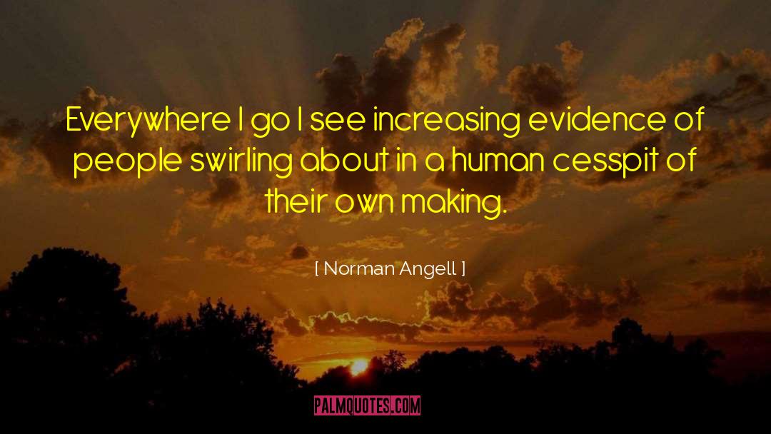 Human Misery quotes by Norman Angell