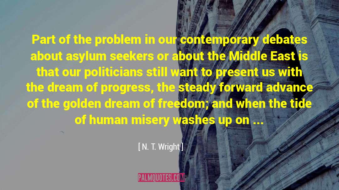 Human Misery quotes by N. T. Wright