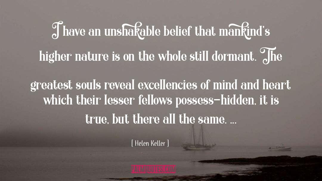 Human Nature Philosophers quotes by Helen Keller