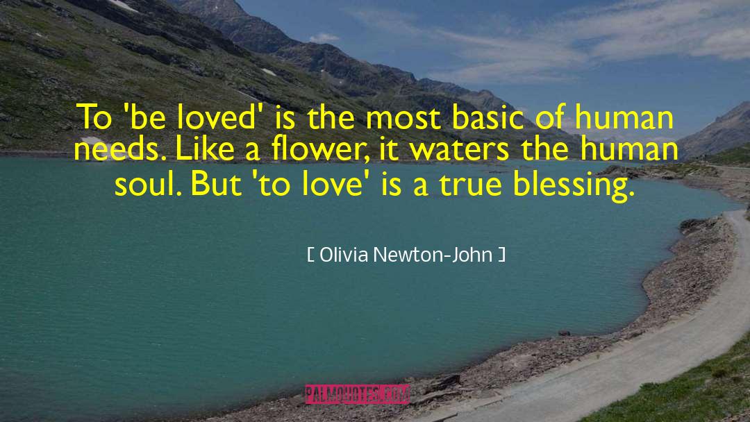 Human Needs quotes by Olivia Newton-John