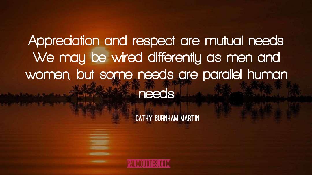 Human Needs quotes by Cathy Burnham Martin