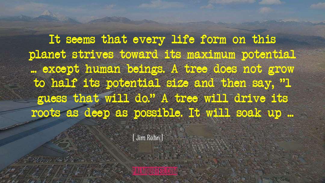 Human Of Life quotes by Jim Rohn