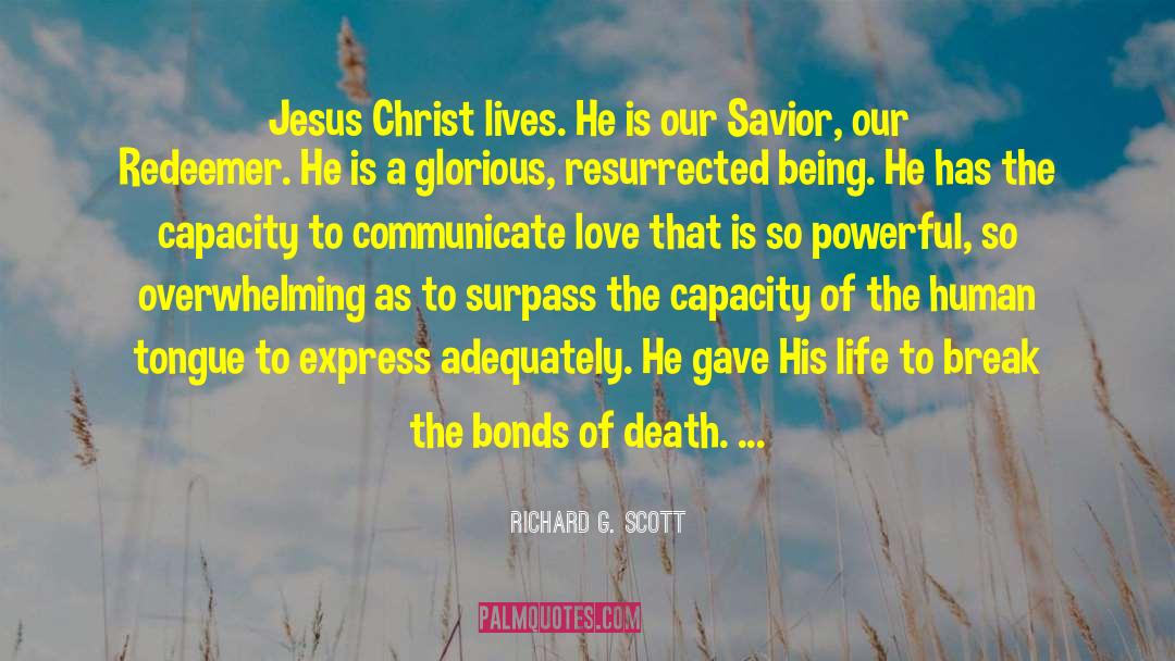 Human Of Life quotes by Richard G. Scott
