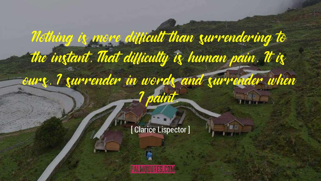 Human Pain quotes by Clarice Lispector