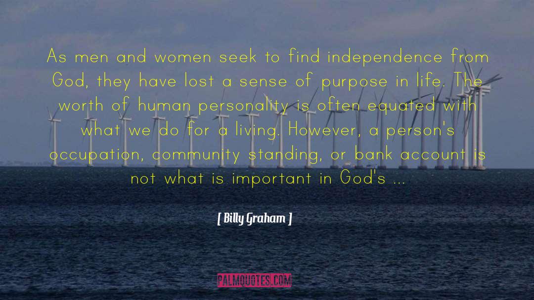Human Personality quotes by Billy Graham