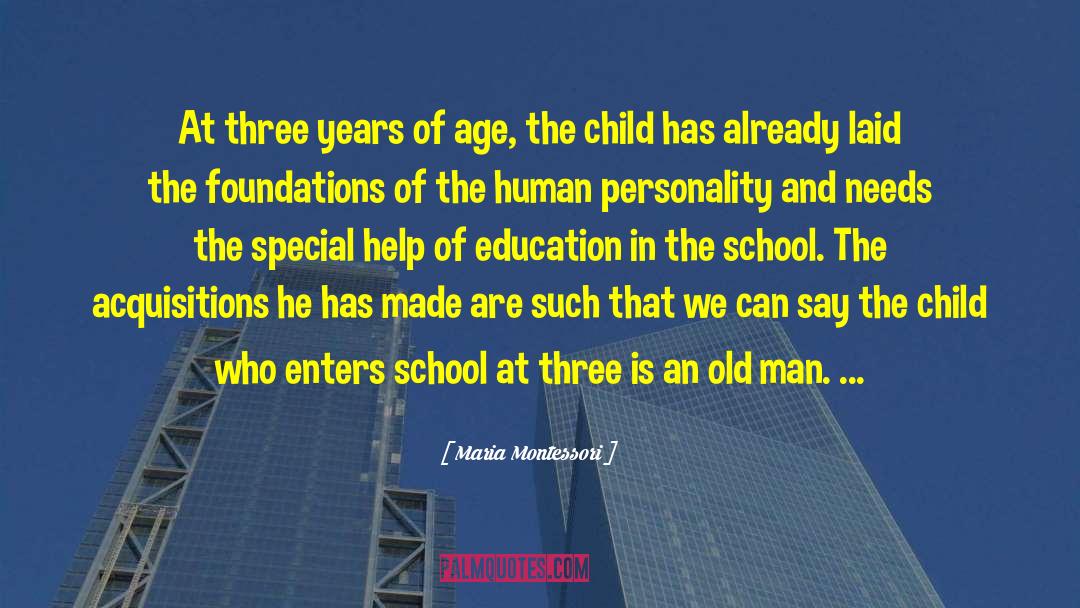 Human Personality quotes by Maria Montessori