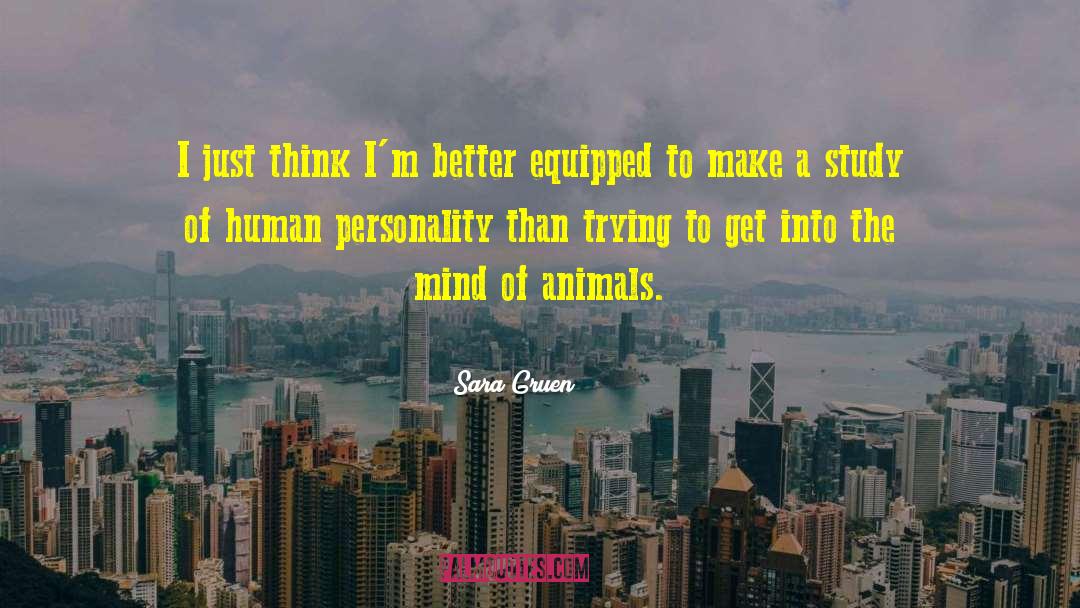 Human Personality quotes by Sara Gruen