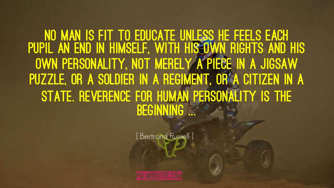 Human Personality quotes by Bertrand Russell