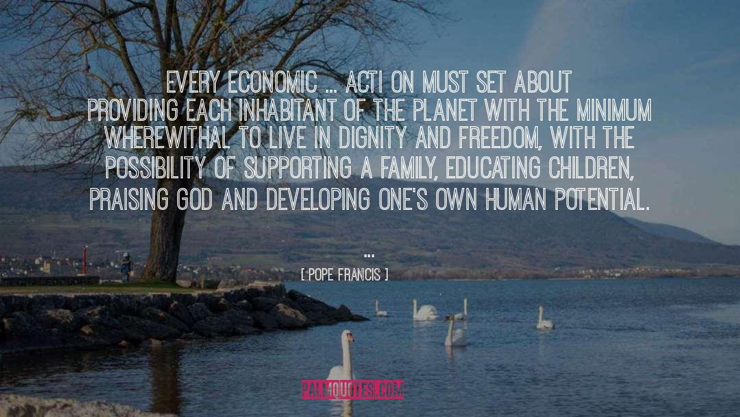 Human Potential quotes by Pope Francis