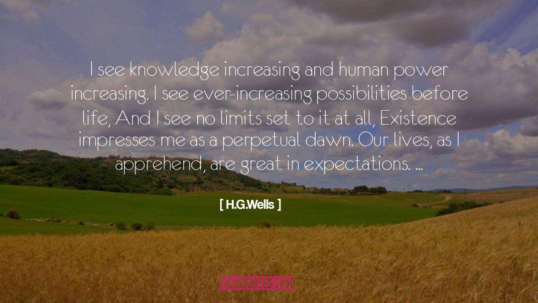 Human Power quotes by H.G.Wells