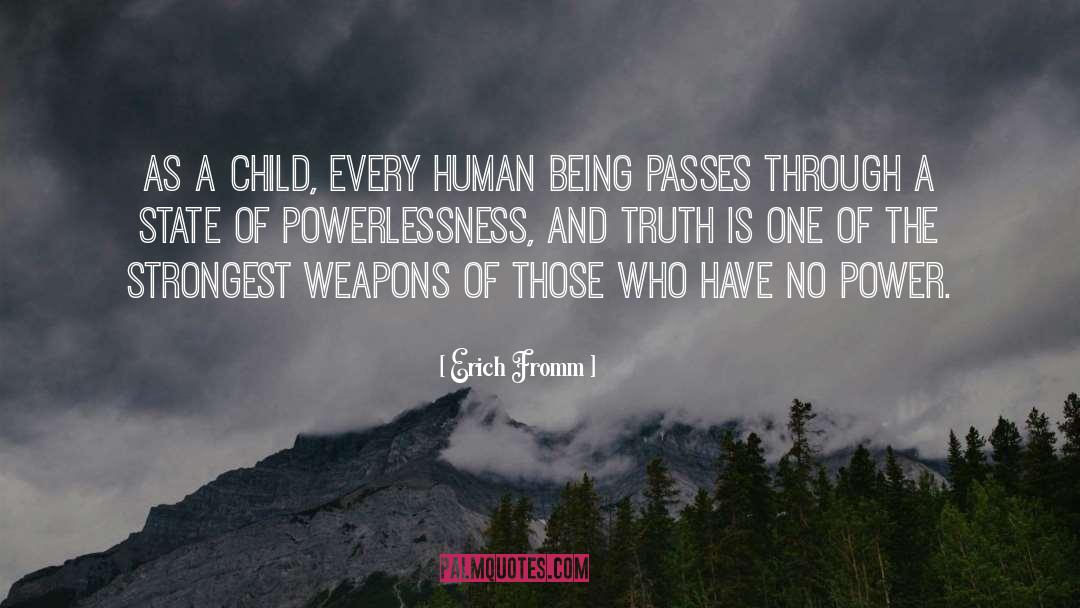 Human Powerlessness quotes by Erich Fromm