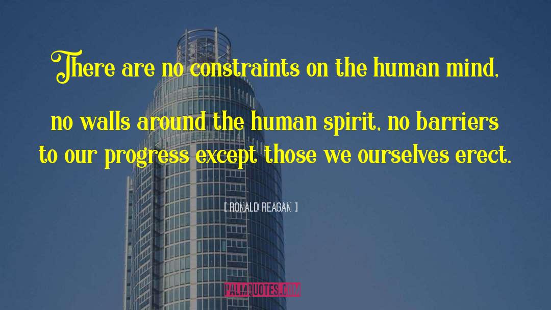Human Progress quotes by Ronald Reagan