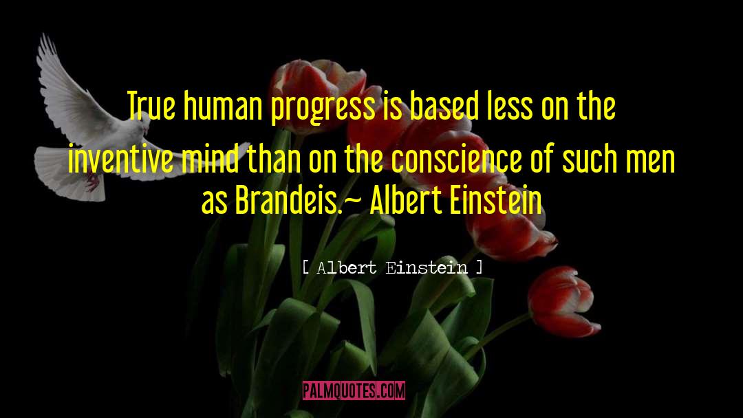 Human Progress quotes by Albert Einstein