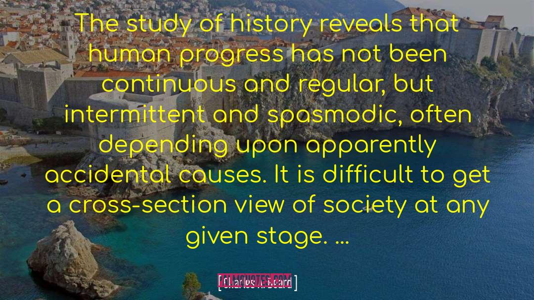 Human Progress quotes by Charles A. Beard
