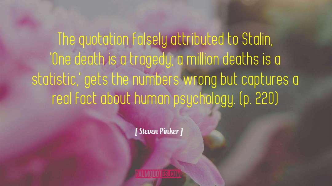 Human Psychology quotes by Steven Pinker