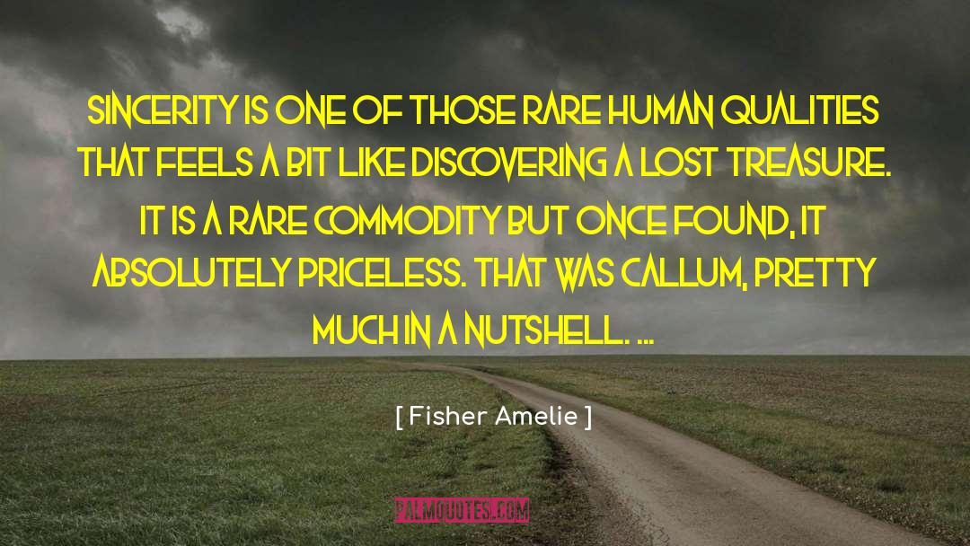 Human Qualities quotes by Fisher Amelie