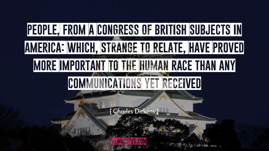 Human Race quotes by Charles Dickens