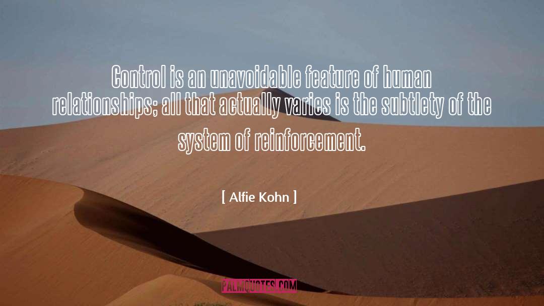 Human Relationships quotes by Alfie Kohn