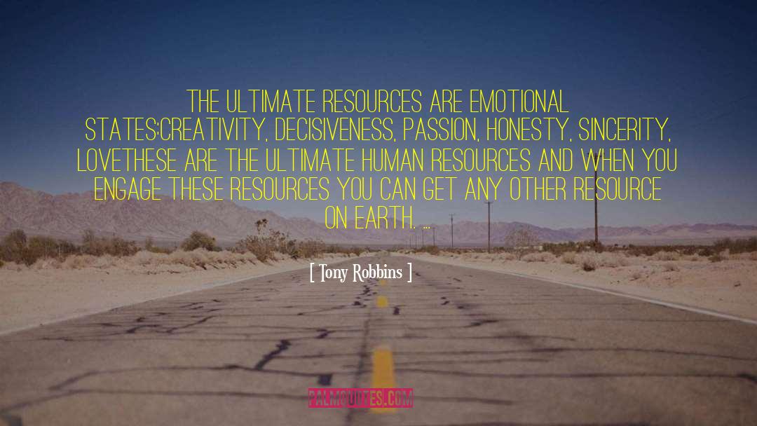 Human Resource Department quotes by Tony Robbins