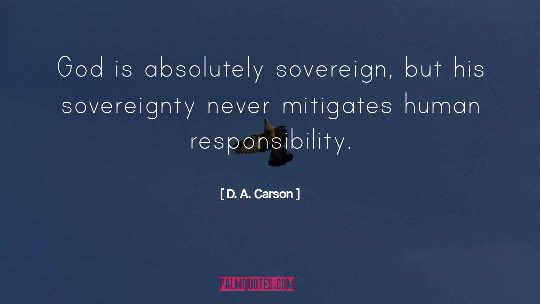 Human Responsibility quotes by D. A. Carson