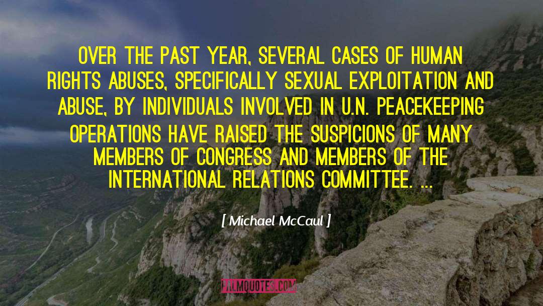 Human Rights Abuses quotes by Michael McCaul