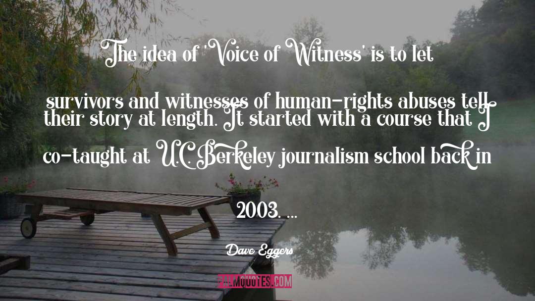 Human Rights Abuses quotes by Dave Eggers