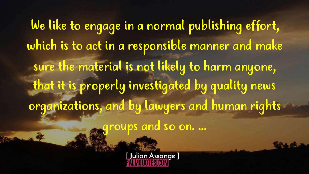 Human Rights Act 1993 quotes by Julian Assange
