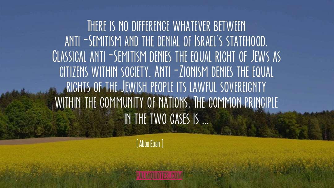 Human Rights For Jews quotes by Abba Eban