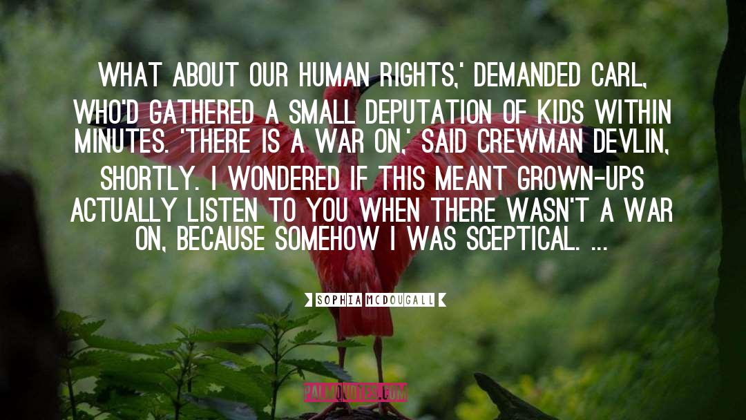 Human Rights quotes by Sophia McDougall