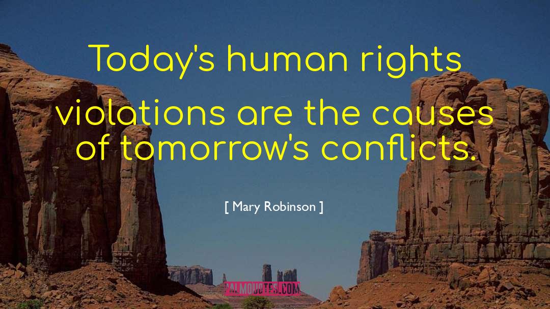 Human Rights Violations quotes by Mary Robinson