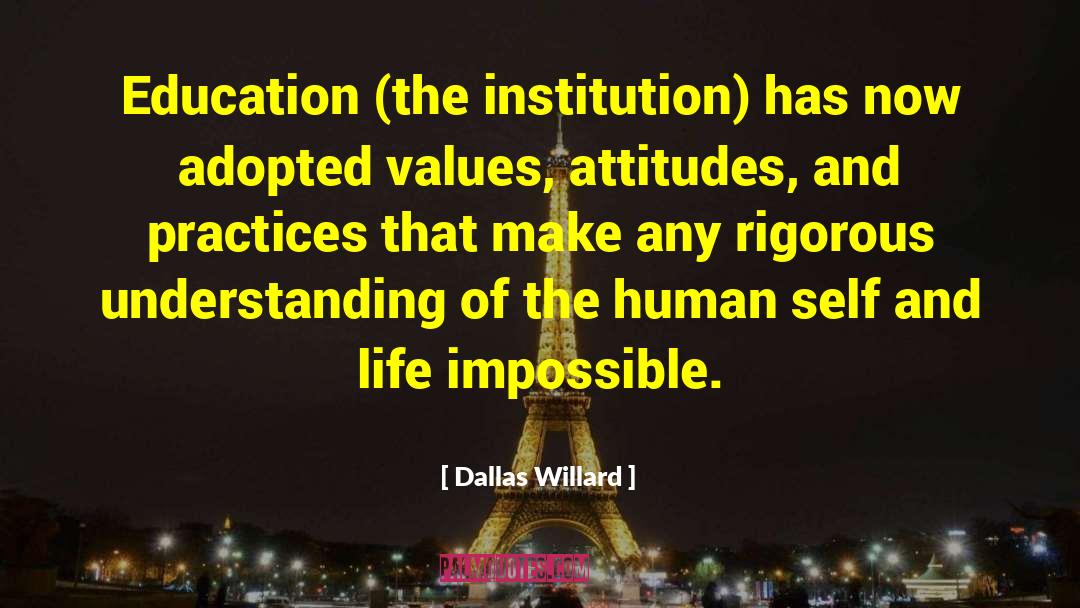 Human Self quotes by Dallas Willard