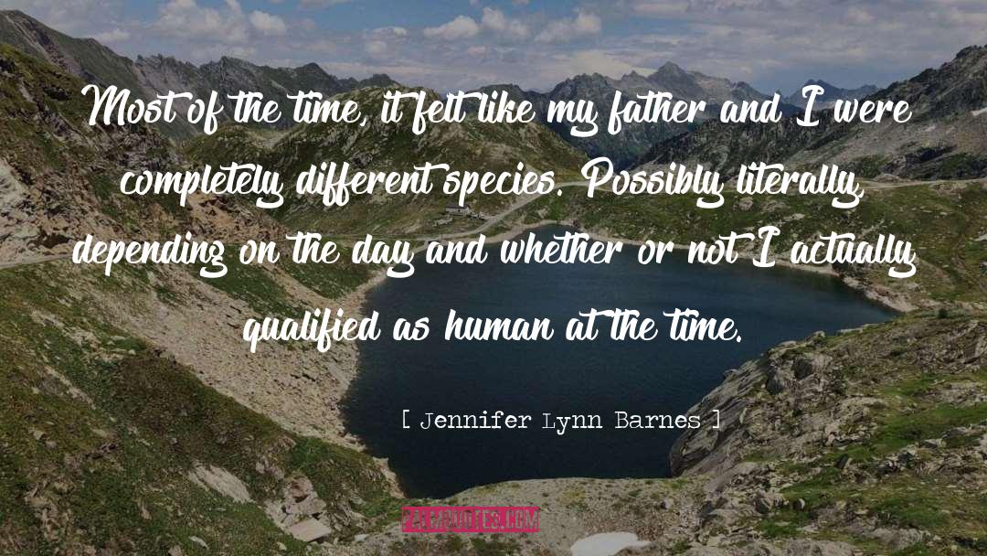 Human Senses quotes by Jennifer Lynn Barnes