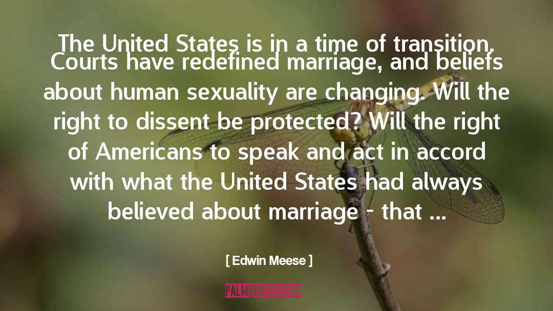 Human Sexuality quotes by Edwin Meese
