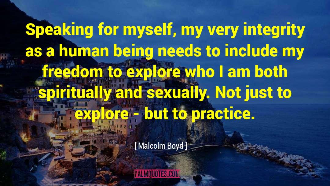 Human Sexuality quotes by Malcolm Boyd