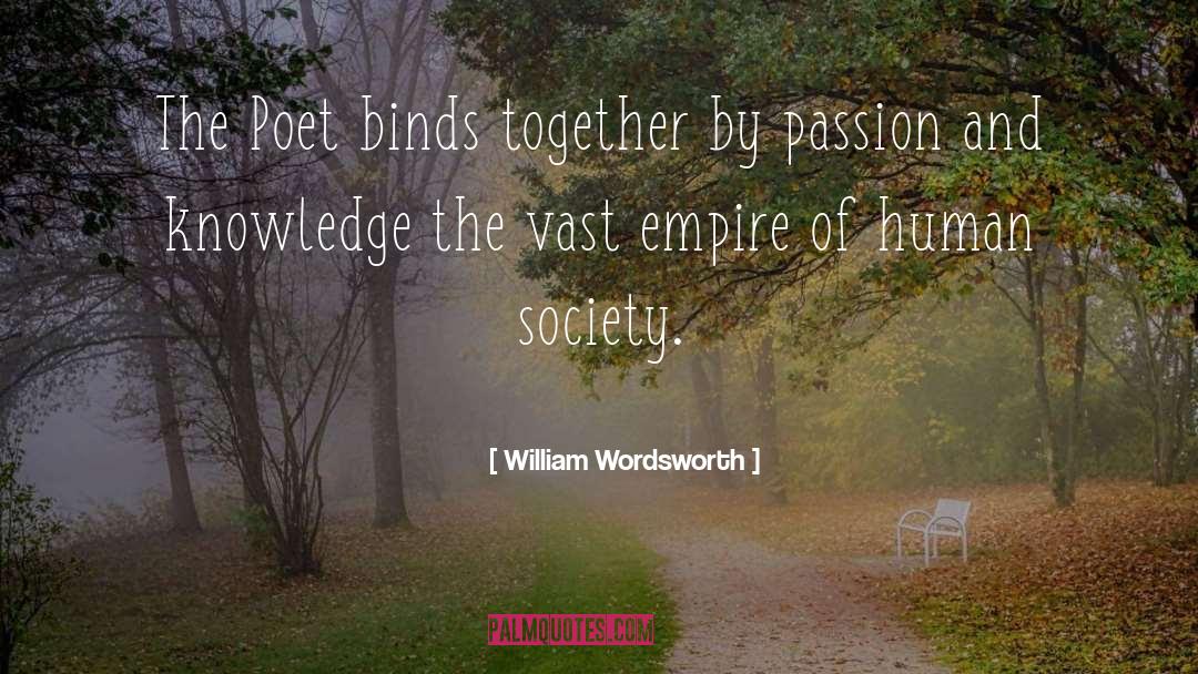 Human Society quotes by William Wordsworth