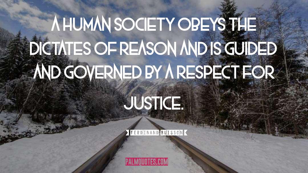Human Society quotes by Ferdinand Buisson