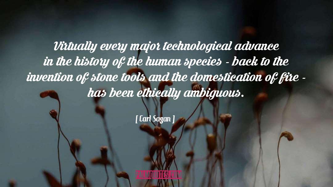 Human Species quotes by Carl Sagan