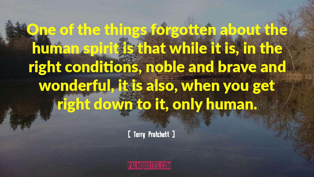 Human Spirit quotes by Terry Pratchett